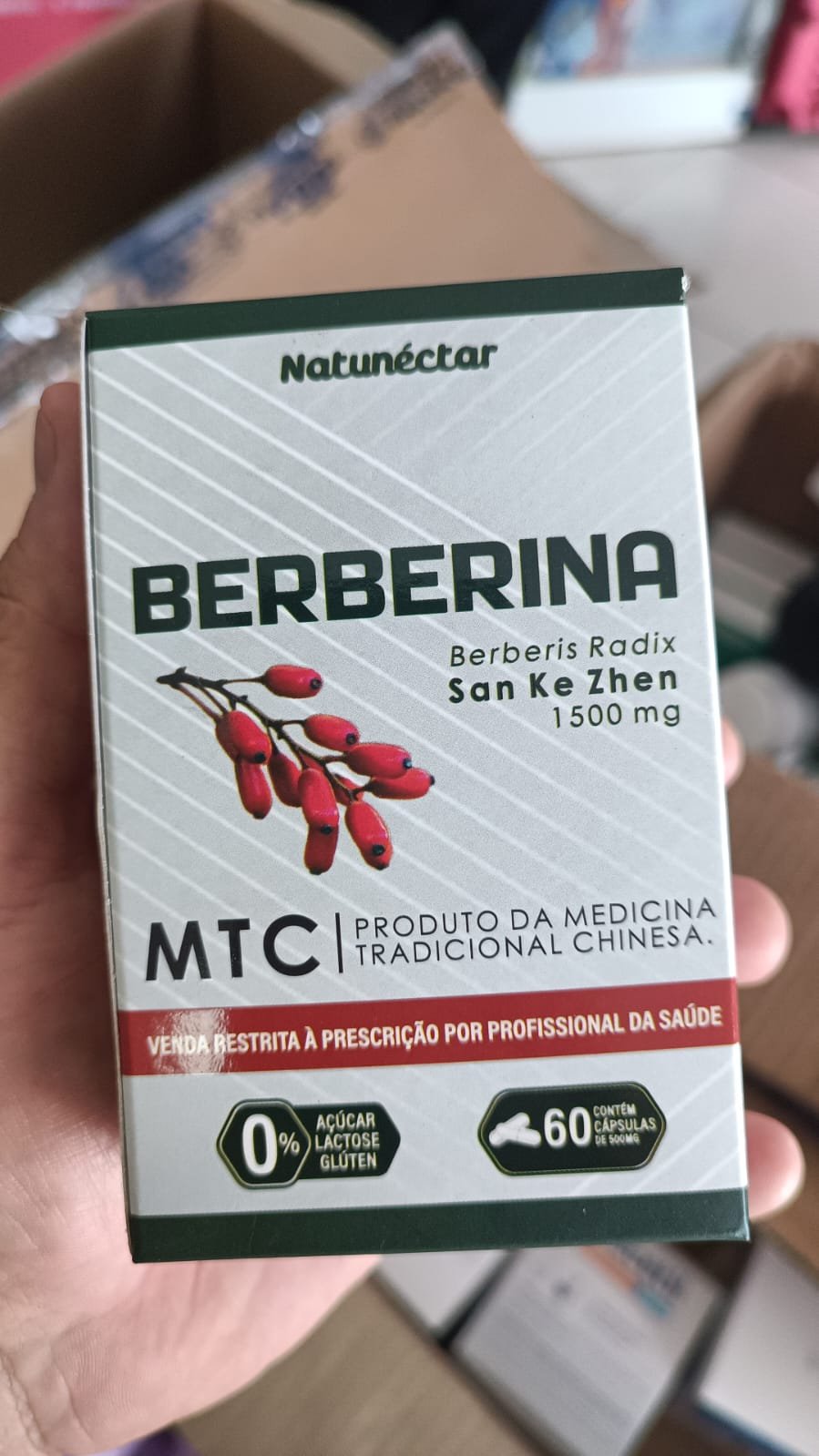 Imagem do Produto Berberina 1500mg 60 Cápsulas - Natunéctar